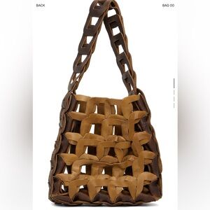 SC103 tan and brown link bag perfect condition